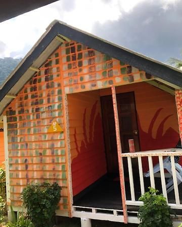 Beach Shack Chalet - Garden View Aframe Big Unit Kampong Juara Exterior foto