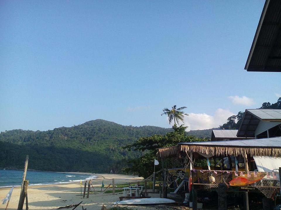 Beach Shack Chalet - Garden View Aframe Big Unit Kampong Juara Exterior foto