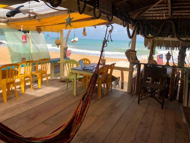 Beach Shack Chalet - Garden View Aframe Big Unit Kampong Juara Exterior foto